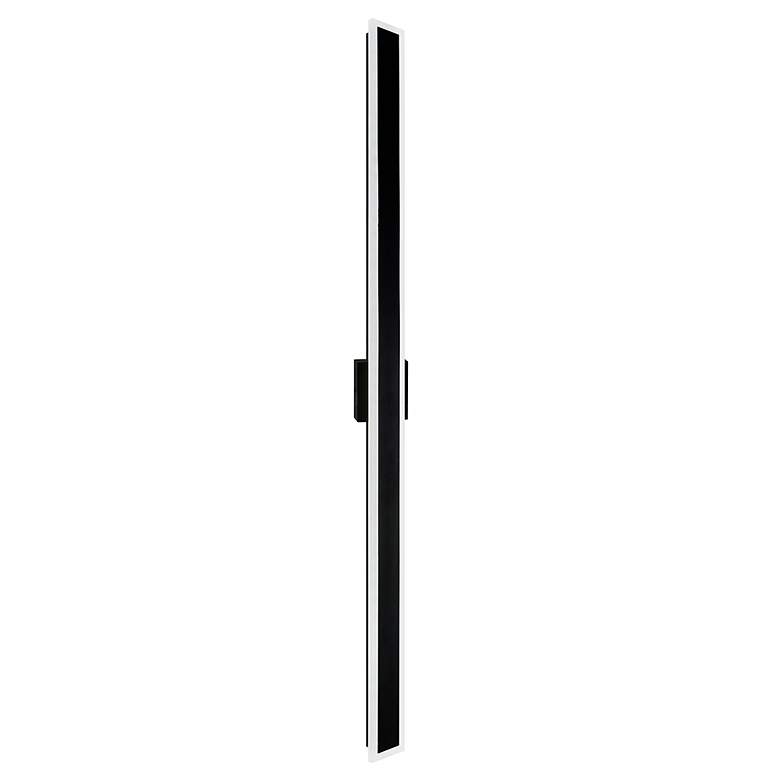 Image 7 Malibu 80" High Black LED Outdoor Wall Light more views