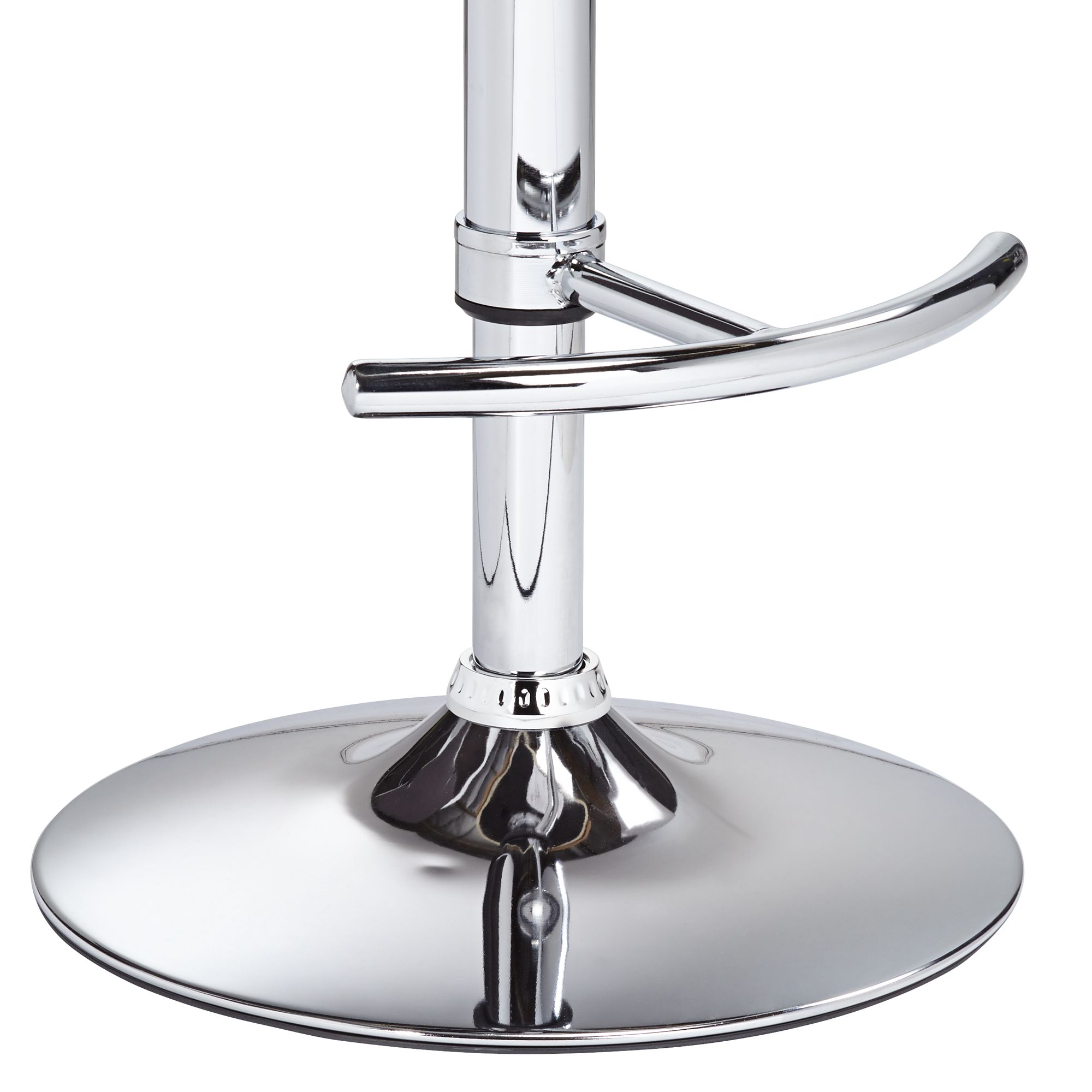 Malibu Cream Faux Leather Adjustable Swivel Bar Stool 8F146 Lamps Plus