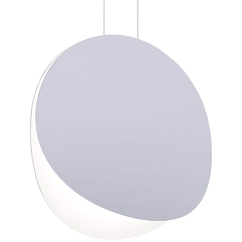 Image 1 Malibu Discs™ 18" Wide Dove Gray LED Pendant Light