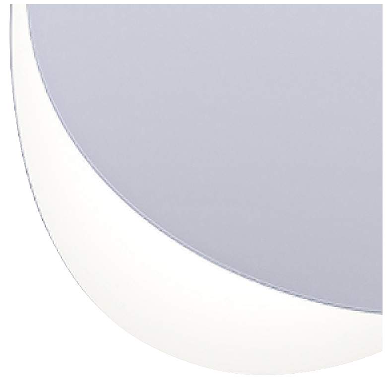 Image 2 Malibu Discs™ 18" Wide Dove Gray LED Pendant Light more views