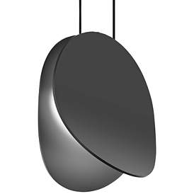 Image1 of Malibu Discs™ 7 1/2" Wide Black LED Mini Pendant Light
