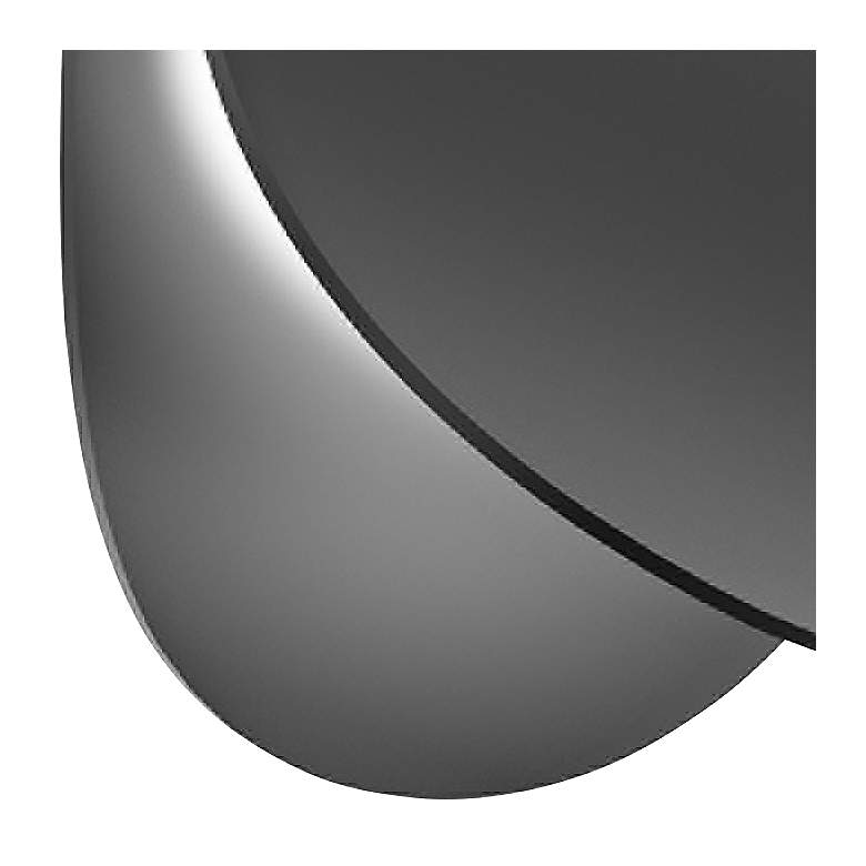 Image 2 Malibu Discs&#8482; 7 1/2 inch Wide Black LED Mini Pendant Light more views