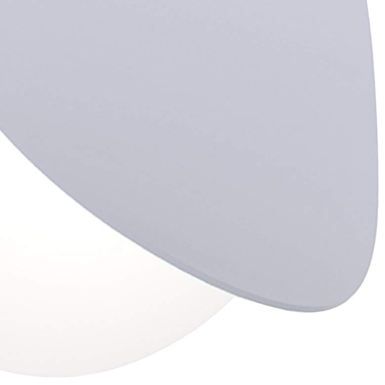 Image 2 Malibu Discs™ 10"W Dove Gray LED Mini Pendant Light more views