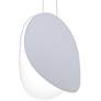 Malibu Discs&trade; 14" Wide Dove Gray LED Pendant Light