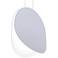 Malibu Discs™ 14" Wide Dove Gray LED Pendant Light