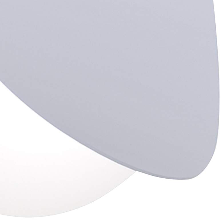 Image 2 Malibu Discs&trade; 14 inch Wide Dove Gray LED Pendant Light more views