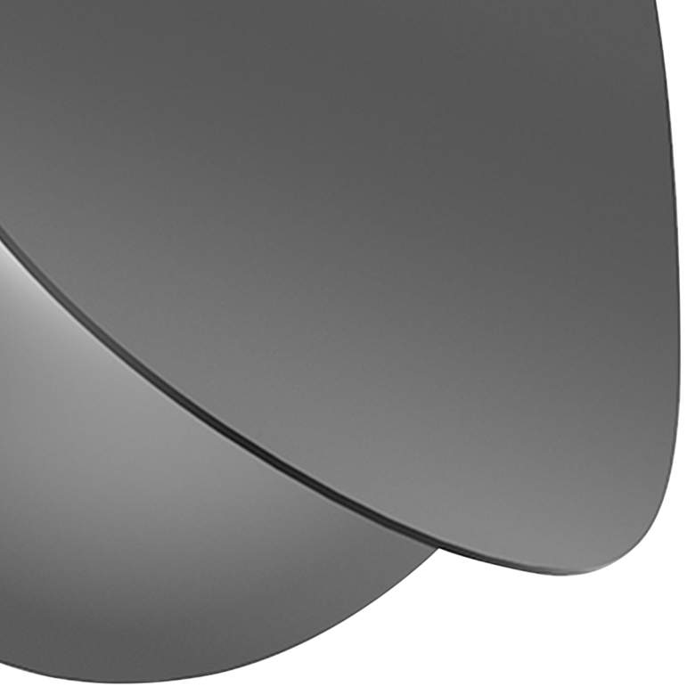 Image 2 Malibu Discs™ 14" Wide Satin Black LED Pendant Light more views