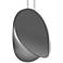 Malibu Discs™ 18" Wide Satin Black LED Pendant Light