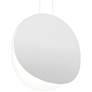 Malibu Discs&trade; 18" Wide Satin White LED Pendant Light