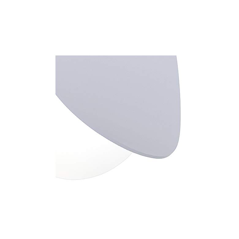 Image 2 Malibu Discs&trade; 7 1/2 inchW Dove Gray LED Mini Pendant Light more views