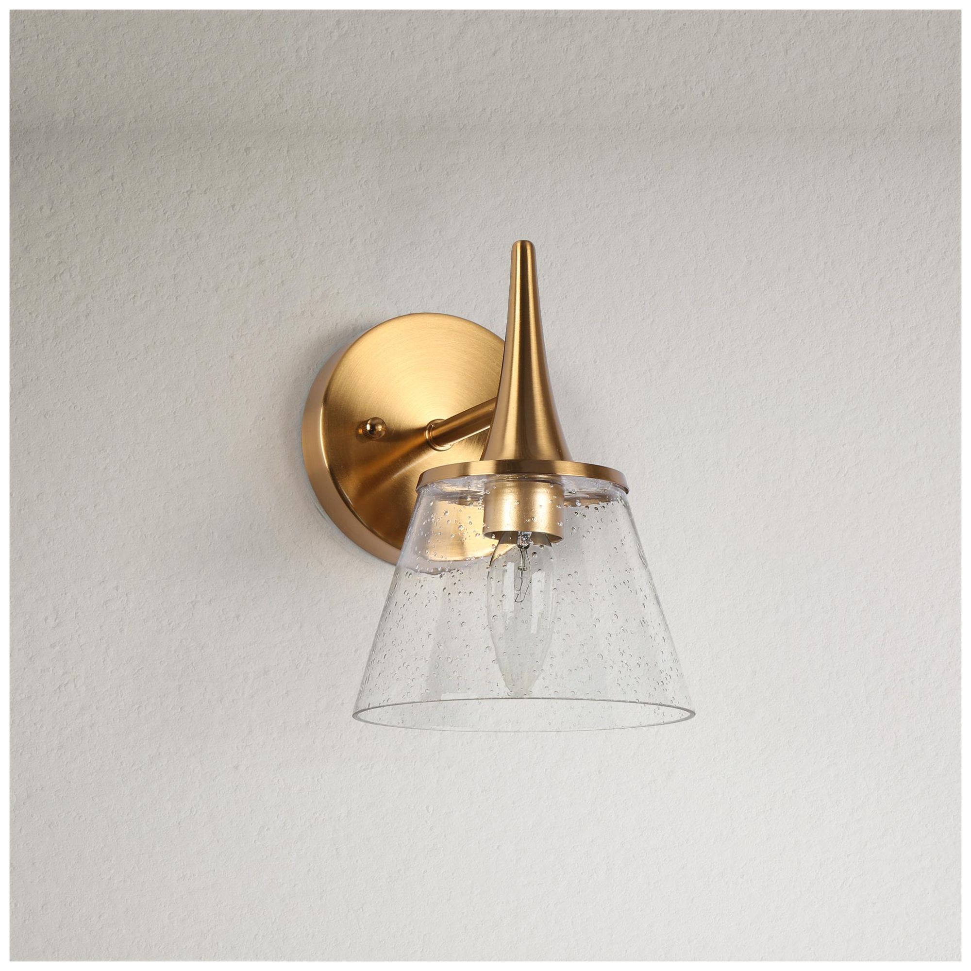 Image 2 Malie 1-Light 5.9" Wide  Gold Bath Light more views