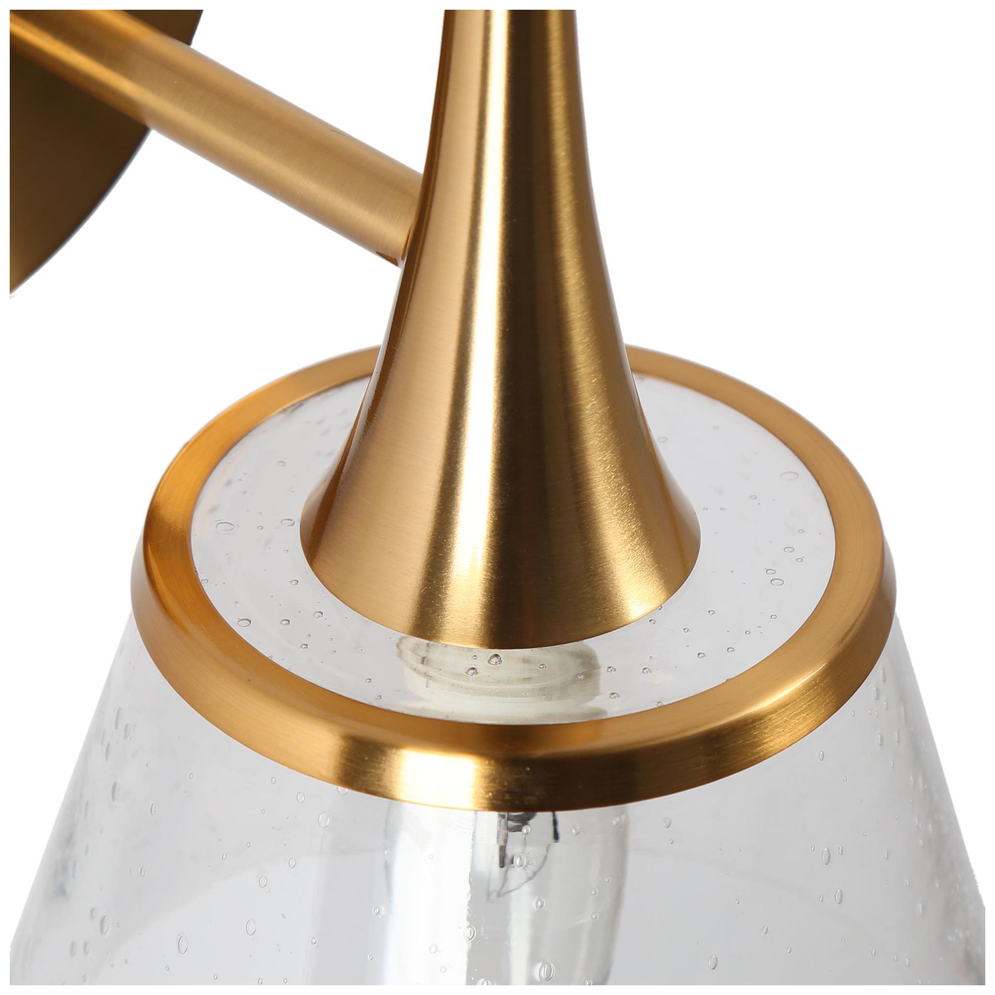 Image 4 Malie 1-Light 5.9" Wide  Gold Bath Light more views