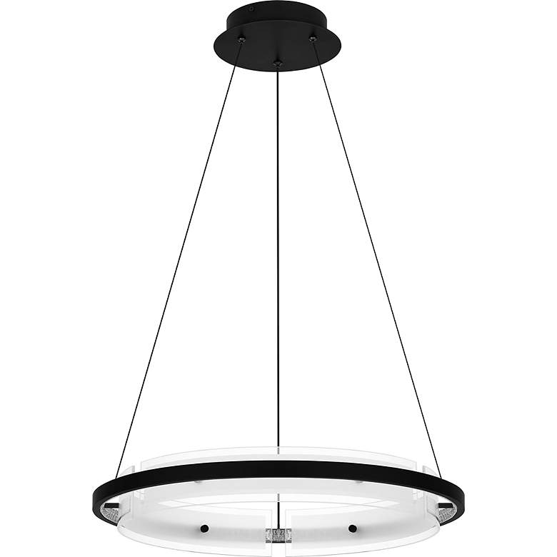 Image 3 Malik Integrated LED Matte Black Pendant more views