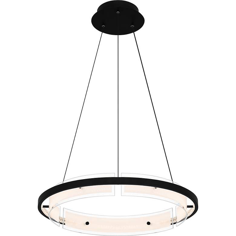 Image 6 Malik Integrated LED Matte Black Pendant more views
