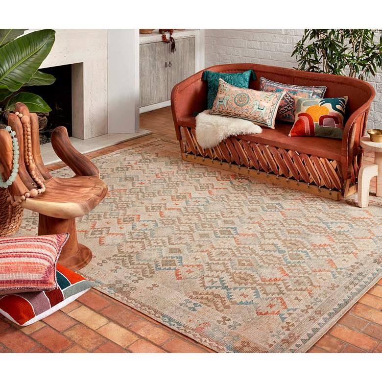 Image 1 Malik MAL-02 5'x7'6" Natural Multi Rectangular Area Rug