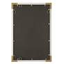 7_Malik White and Gold Leaf 27 1/4" x 39 1/4" Wall Mirror more views
