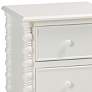 3_Malinda 17 3/4" Wide Classic White Wood 2-Drawer End Table more views