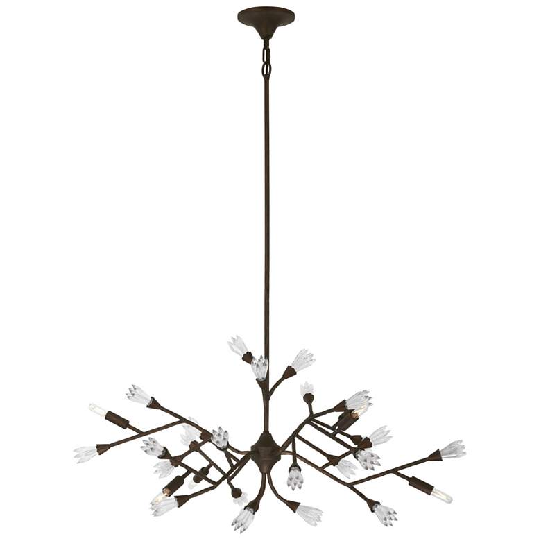 Image 1 Malinda 6-Light Chandelier in Bark by Breegan Jane