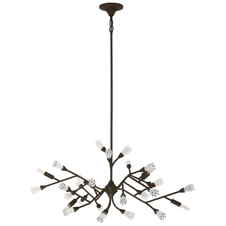 Image 2 Malinda 6-Light Chandelier in Bark by Breegan Jane more views