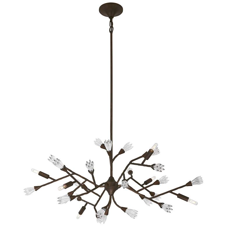 Image 3 Malinda 6-Light Chandelier in Bark by Breegan Jane more views