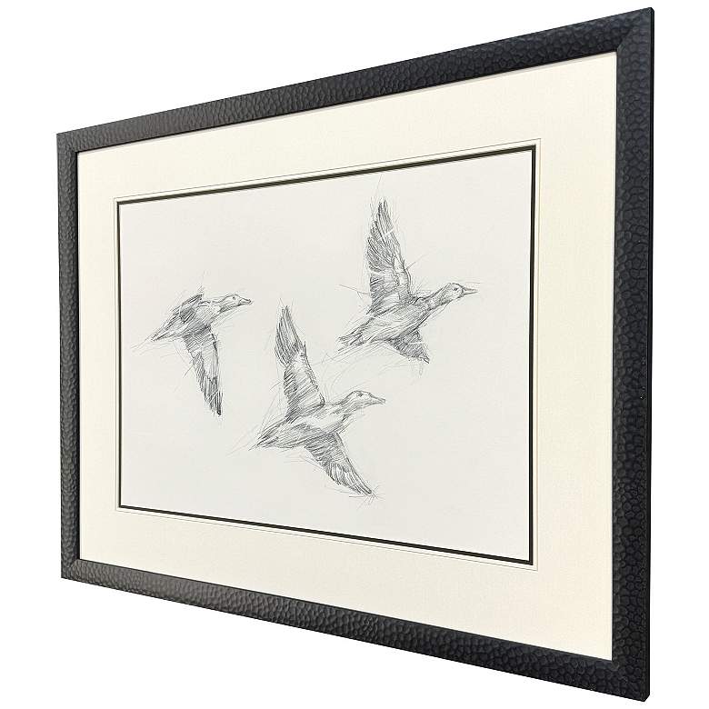 Image 3 Mallard Duck Sketch I 39"W x 31"H Framed Art more views