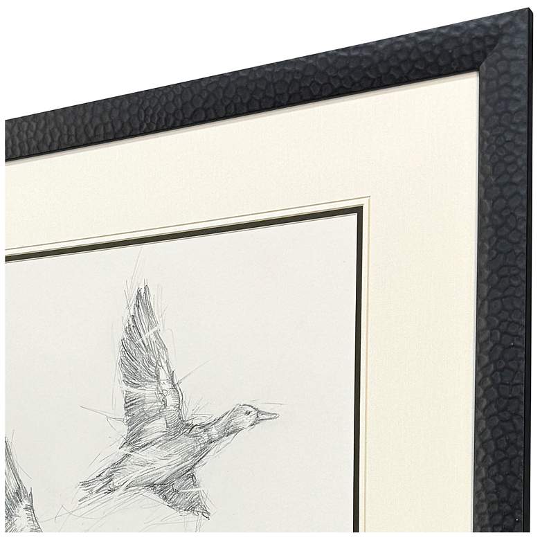 Image 4 Mallard Duck Sketch I 39"W x 31"H Framed Art more views