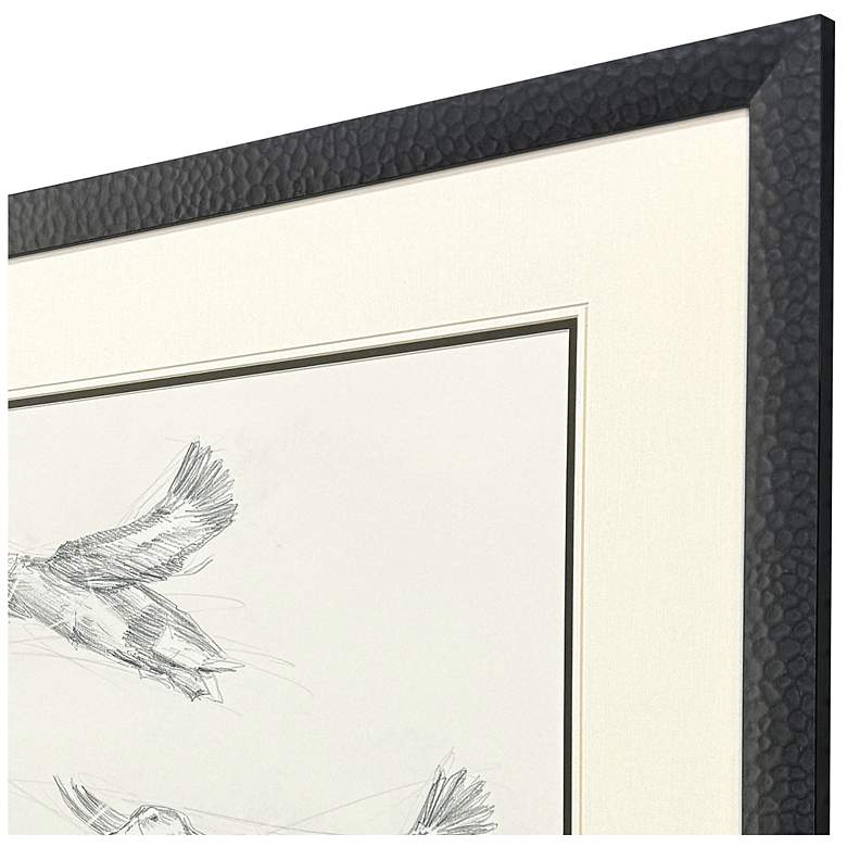 Image 4 Mallard Duck Sketch II 39"W x 31"H Framed Art more views