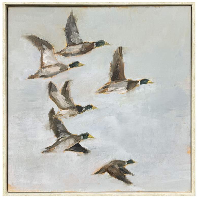 Image 1 Mallard Migration I 38"W x 38"H Canvas