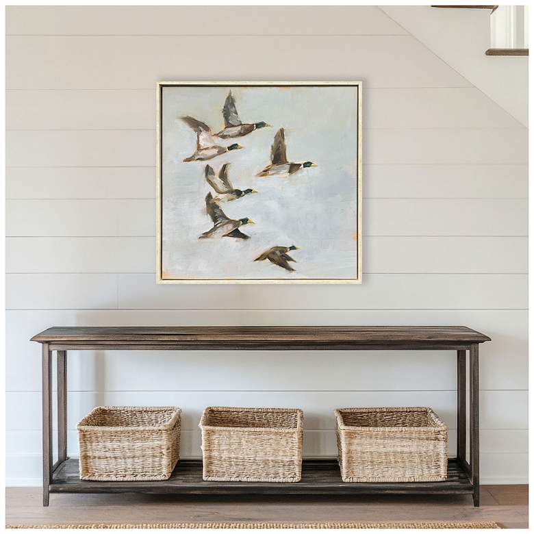 Image 4 Mallard Migration I 38"W x 38"H Canvas more views