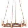 Mallorca 32" Wide Natural Abaca Rope 8-Light Chandelier