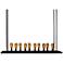 Mallorca 48" Wide Wax Rust Kitchen Island Light Chandelier
