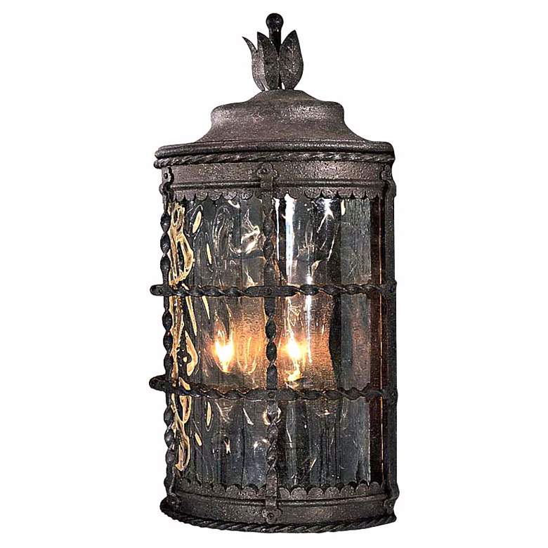Image 2 Mallorca Collection 19 1/2 inch High Outdoor Pocket Wall Light