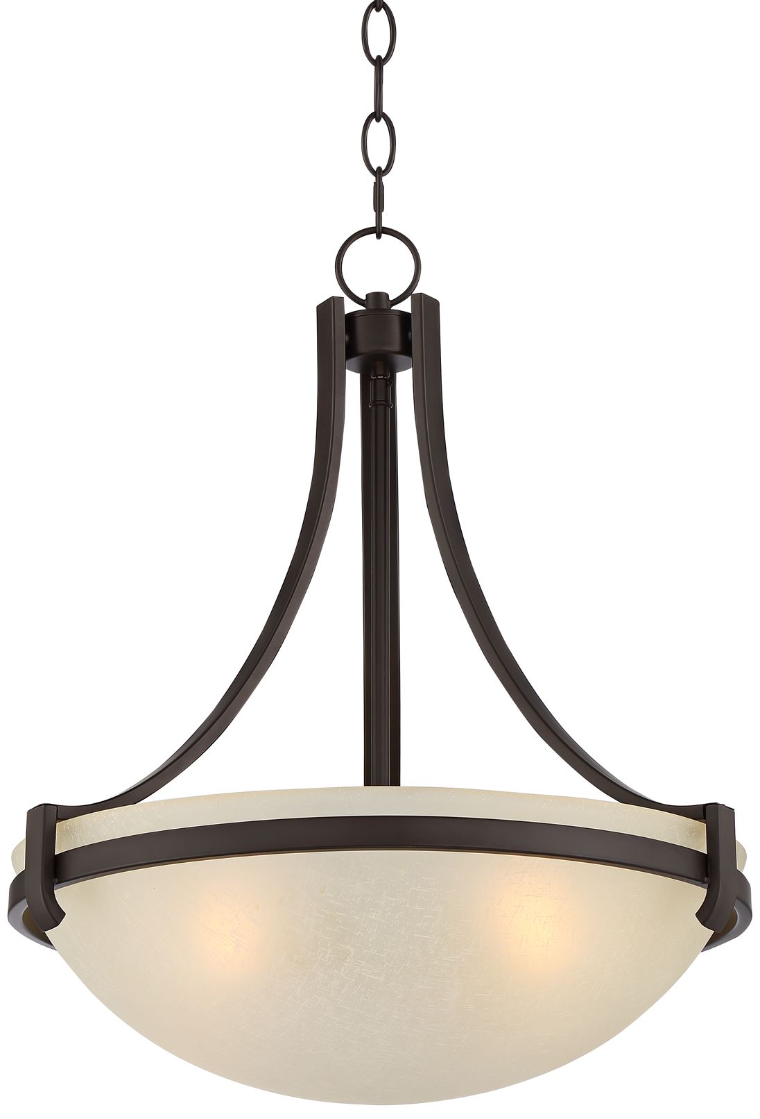 bronze bowl pendant light