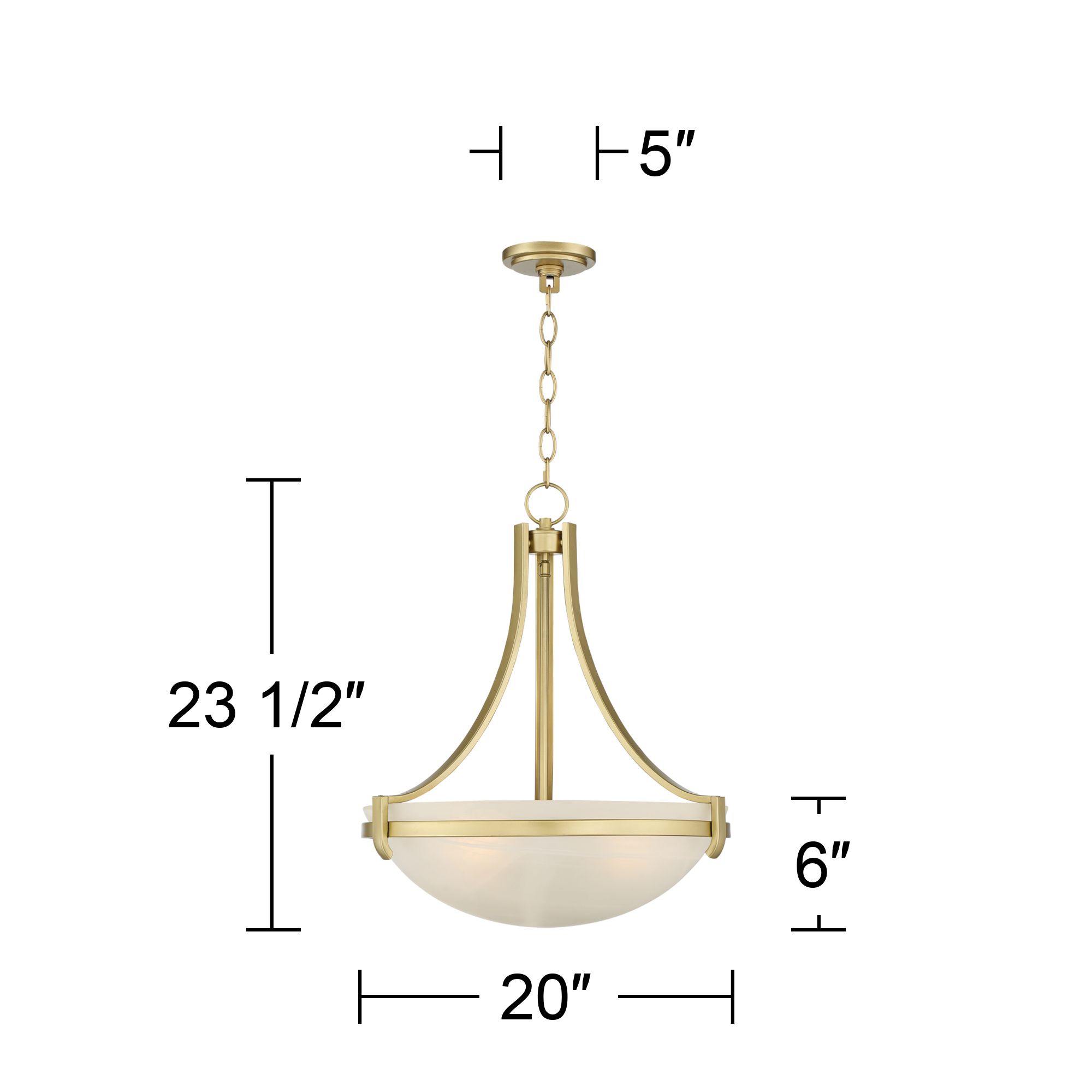 large glass bowl pendant light