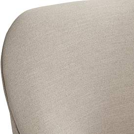 Image4 of Mallow Beige Linen Accent Chair more views