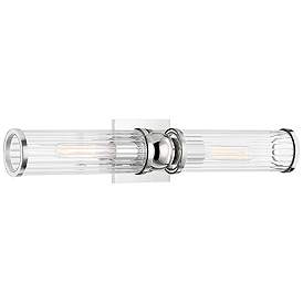 Image2 of Malone 22 1/4" Wide Polished Nickel 2-Light Bath Light