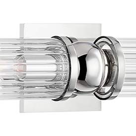 Image4 of Malone 22 1/4" Wide Polished Nickel 2-Light Bath Light more views