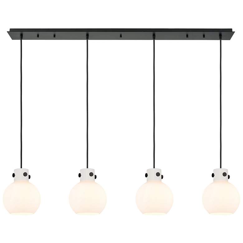 Image 1 Malone 7.13" Wide 6 Light Brushed Brass Multi Pendant With Clear Shade