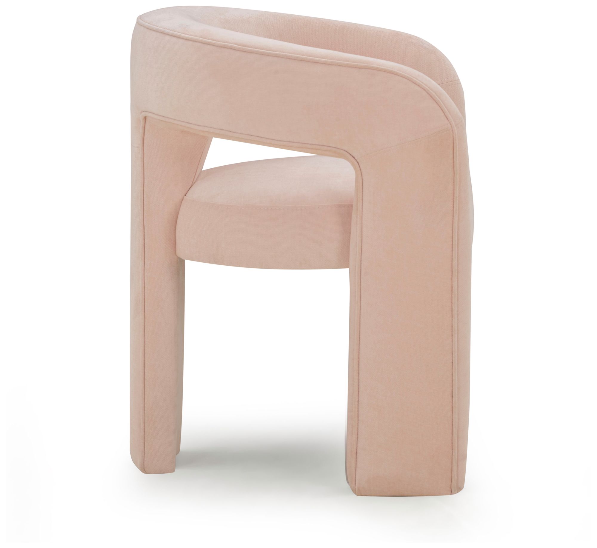 Thumbnail3 of Malone Blush Perfomance Fabric Dining Chair more views