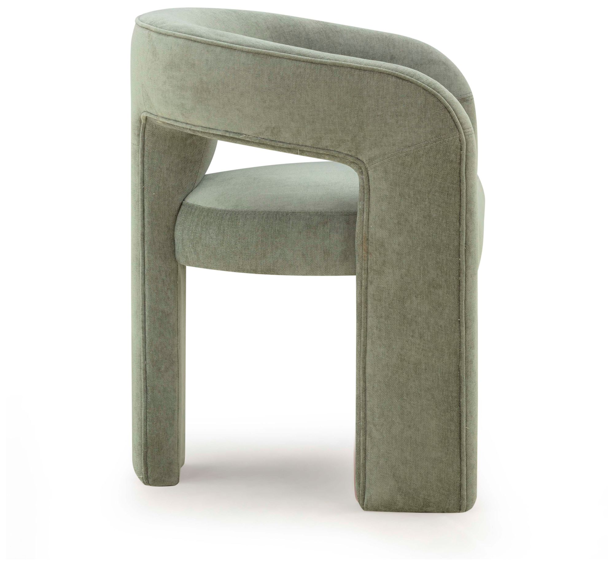 Image 3 Malone Green Perfomance Fabric Dining Chair more views