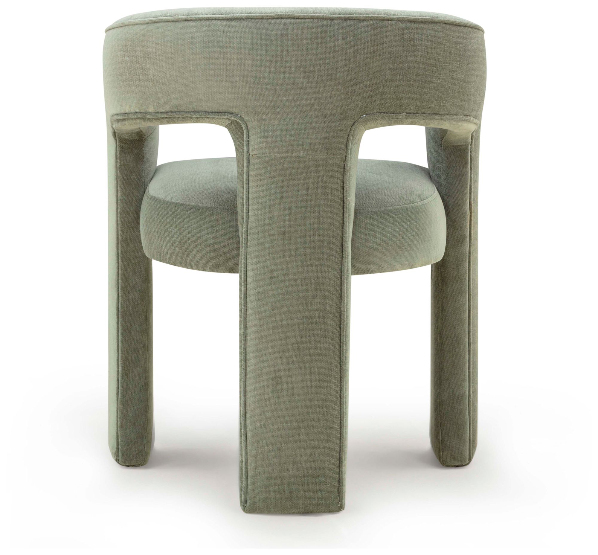 Image 4 Malone Green Perfomance Fabric Dining Chair more views