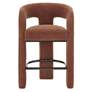 1_Malone Rust Red Performance Chenille Stool