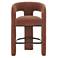 Malone Rust Red Performance Chenille Stool