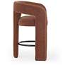 4_Malone Rust Red Performance Chenille Stool more views