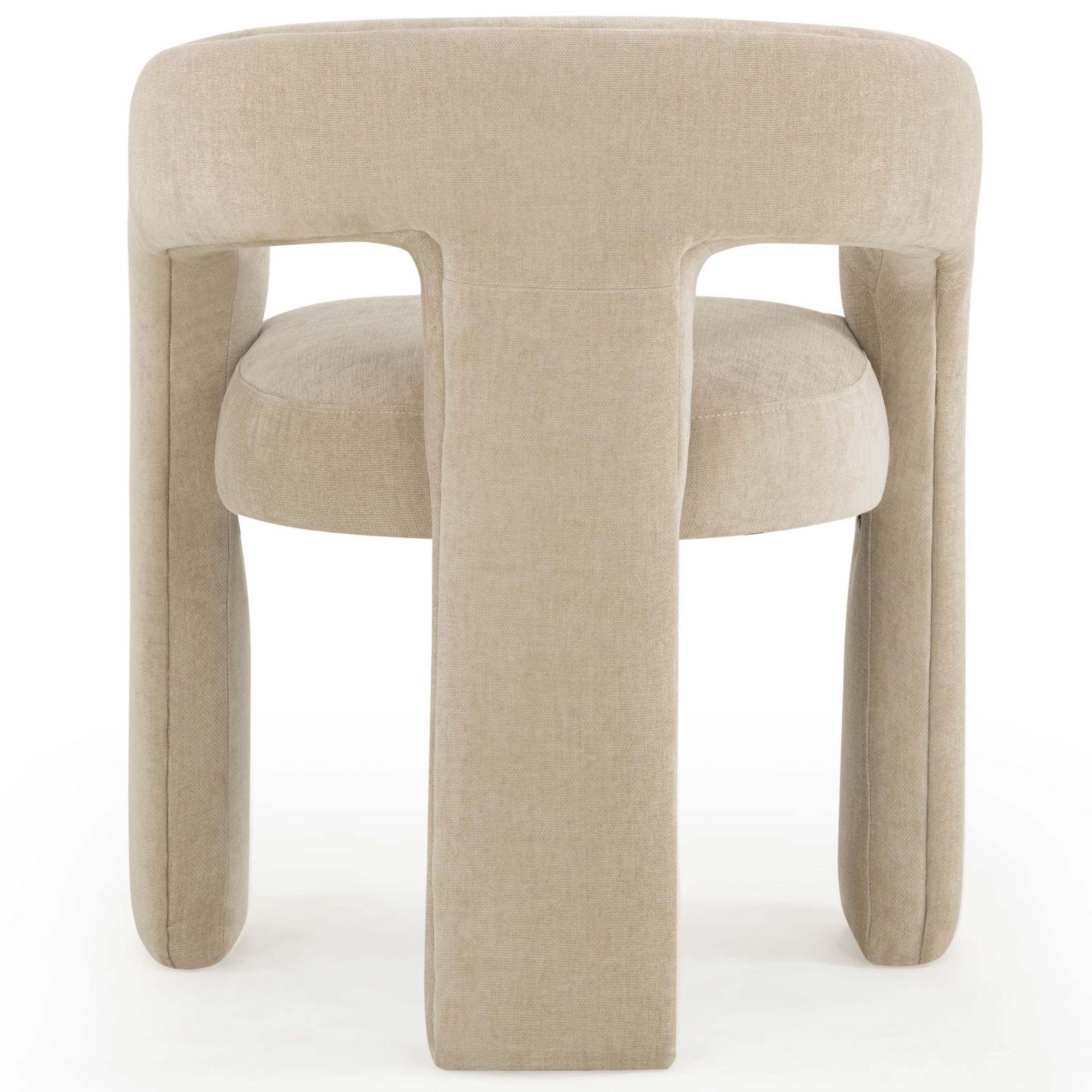 Image 2 Malone Taupe Performance Chenille Dining Chair more views