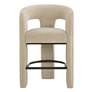 1_Malone Taupe Performance Chenille Stool