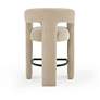 5_Malone Taupe Performance Chenille Stool more views