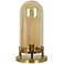 Malouf Dome 19"H Medium Soft Brass Uplight Accent Table Lamp