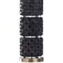 Malta Black Diamond 33" High Modern Stacked Column Table Lamp