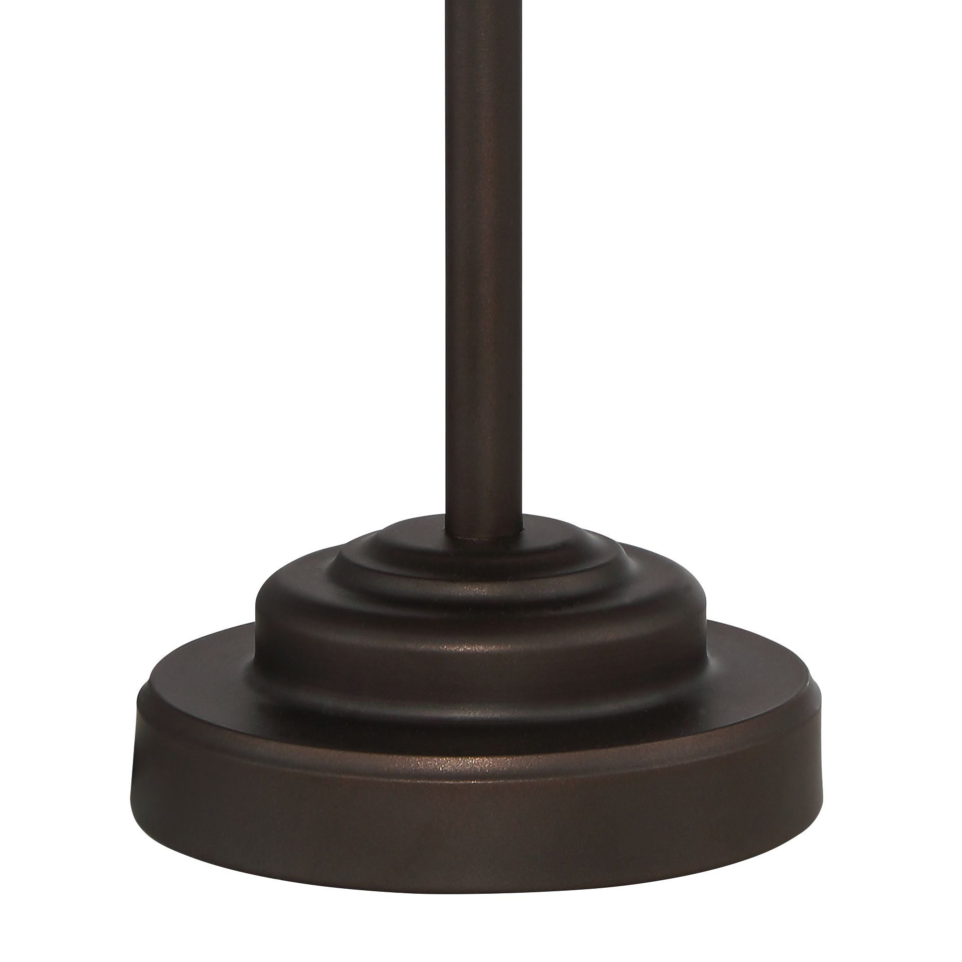 malta satin bronze mica shade desk lamp